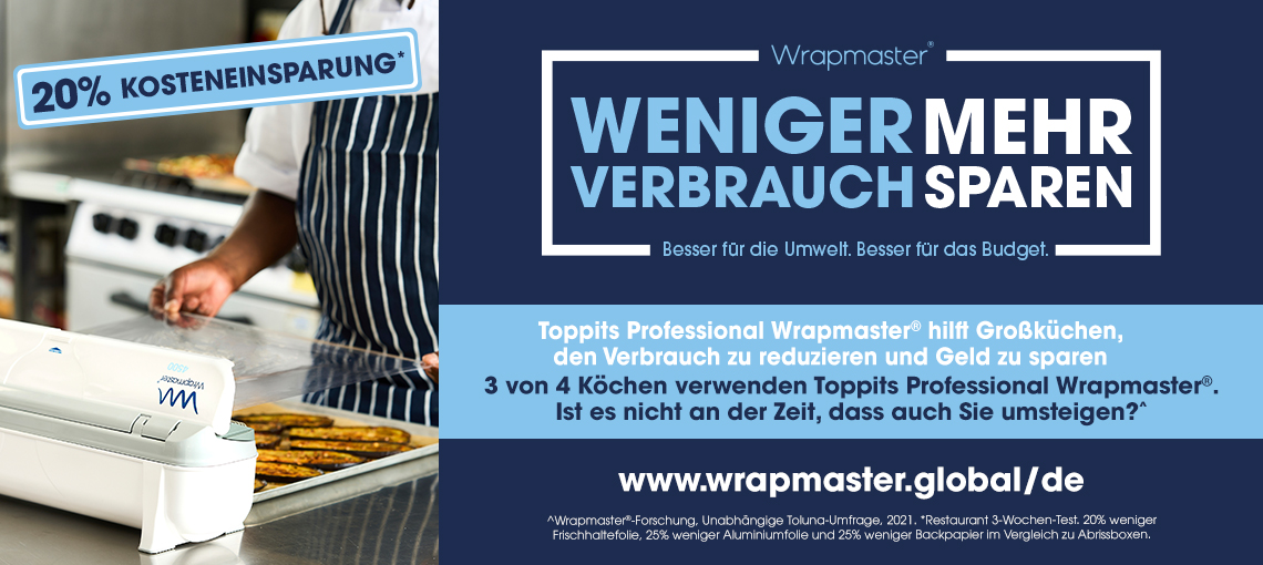 Wrapmaster 1000 Frischhaltefolien-Spender - 30,5cm Breit, Spülmaschinenfest